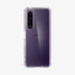 ACS03130 - Sony Xperia 10 III Case Ultra Hybrid in crystal clear showing the back